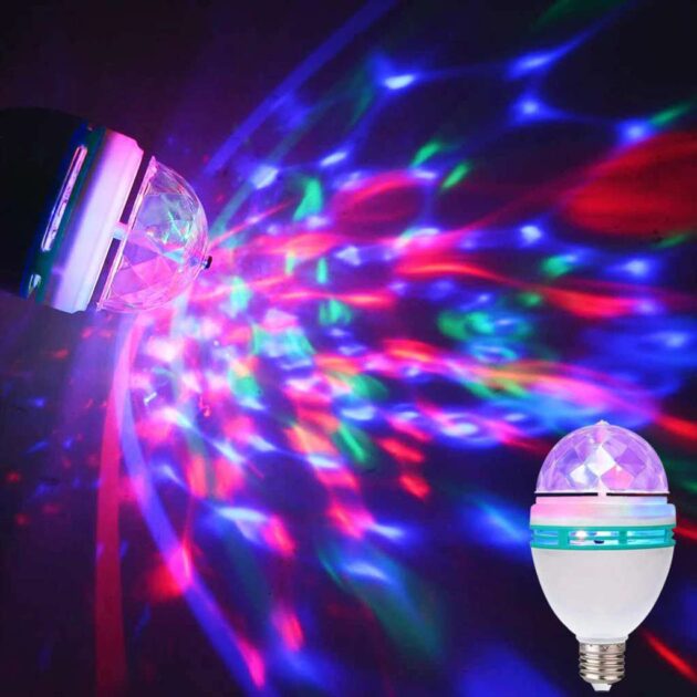 Led Full Color Rotating Lamp